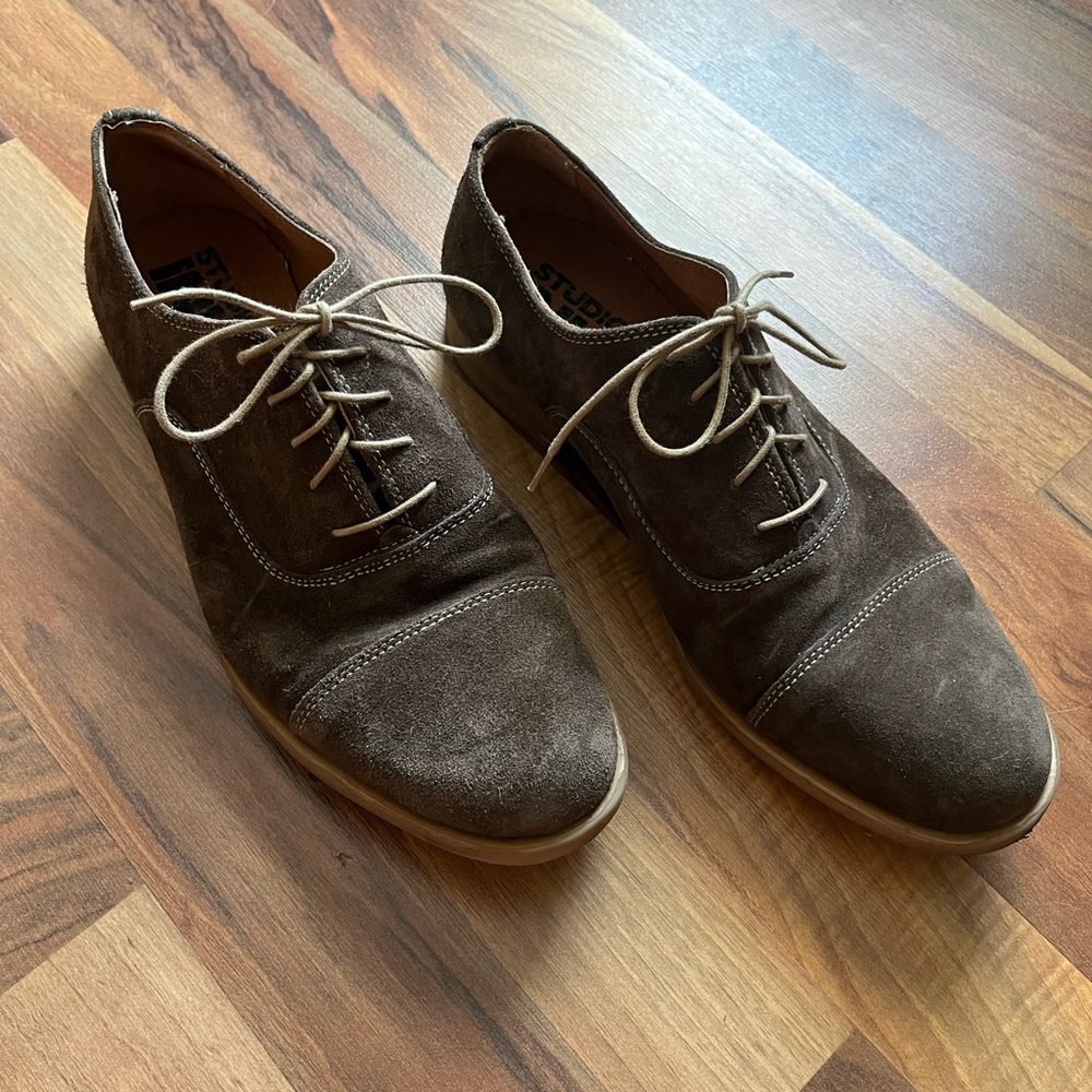 Men’s Brown Suede Lace Up Shoes